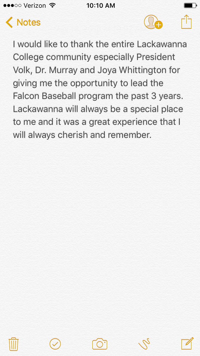 CoachThompsonAD's tweet photo. Thank you @Devious_6 @Coach_Joya and Dr. Murray for the opportunity to Coach @LackawannaEDU https://t.co/ADll1mv3mj