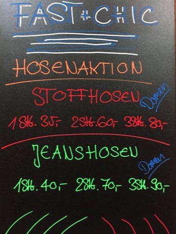 FastAndChic's tweet photo. Aufgepasst, liebe Damen! 🙋 Ab sofort und nur für kurze Zeit: unsere #Jeans- und #Stoffhosen-Aktion! 👖Nur CHF 35 bzw. CHF 40 pro #Hose – beim Kauf von zwei oder drei Hosen wird es sogar noch günstiger! Erhältlich in unseren Shops in #Horgen und #Uster. #bestemarkenbestepreise https://t.co/n4rNfWWKJ3