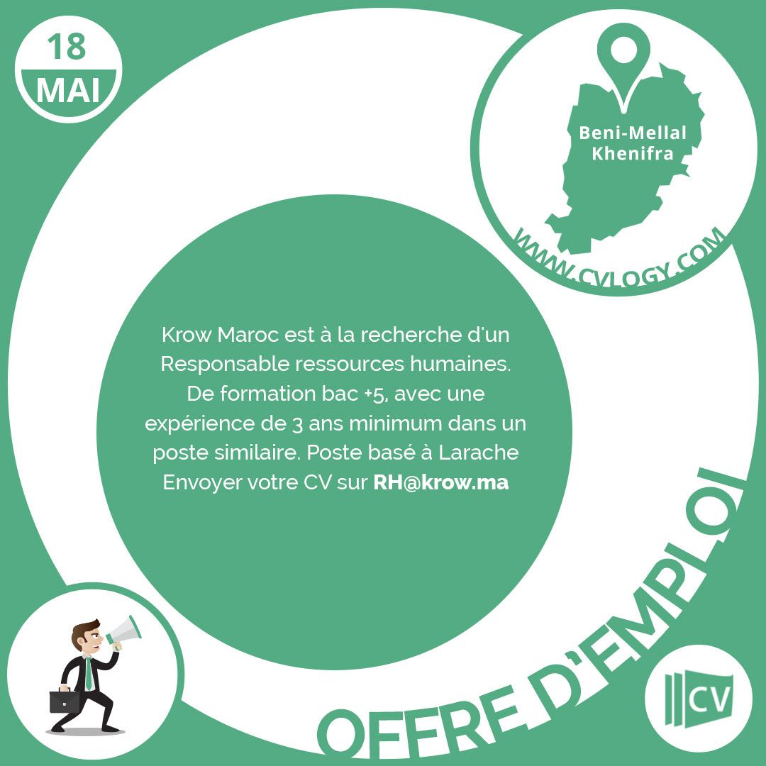 CvLogy's tweet photo. #KrowMaroc #Responsable #ressourceshumaines #Larache #RRH #emploimaroc #emploi #carrière #GRH
Commandez notre service #designCV de #CVLogy par ici
https://t.co/AgBkfHXp1w
#cv #cvmoderne #cvprofessionnel #resume #likeforlike #likeforfollow #likeme #like4like #jaimes #jaimeça https://t.co/5D9PRYgq8c