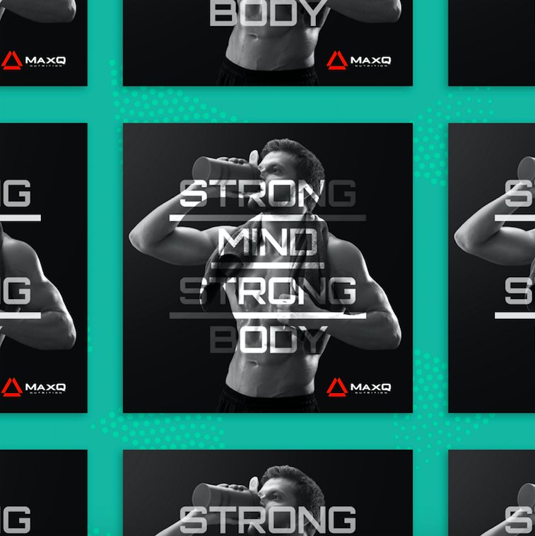 designpickle's tweet photo. Grab your weights and protein shakes, because we're going to the gym for #FreshDesignFriday! Loving these #strong social media graphics for real client @maxqnutrition ๐ช๐ฝ https://t.co/QBLSITluVT