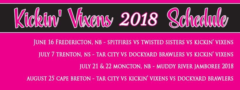 hddvixens's tweet photo. Check out the 2018 bout schedule, See you at one of the games!! https://t.co/mEVWRALrZP