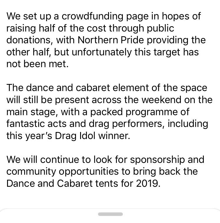 northernprideuk's tweet photo. Statement from Northern Pride. 
-
#nclpride #newcastlepride https://t.co/P2qrnilSns