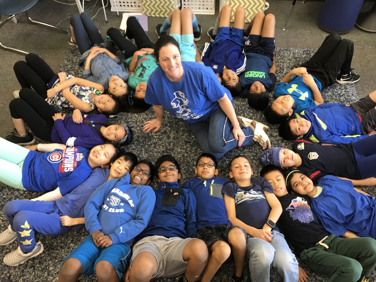 Smurfin’ it up in Half Day blues for spirit day. #engage103