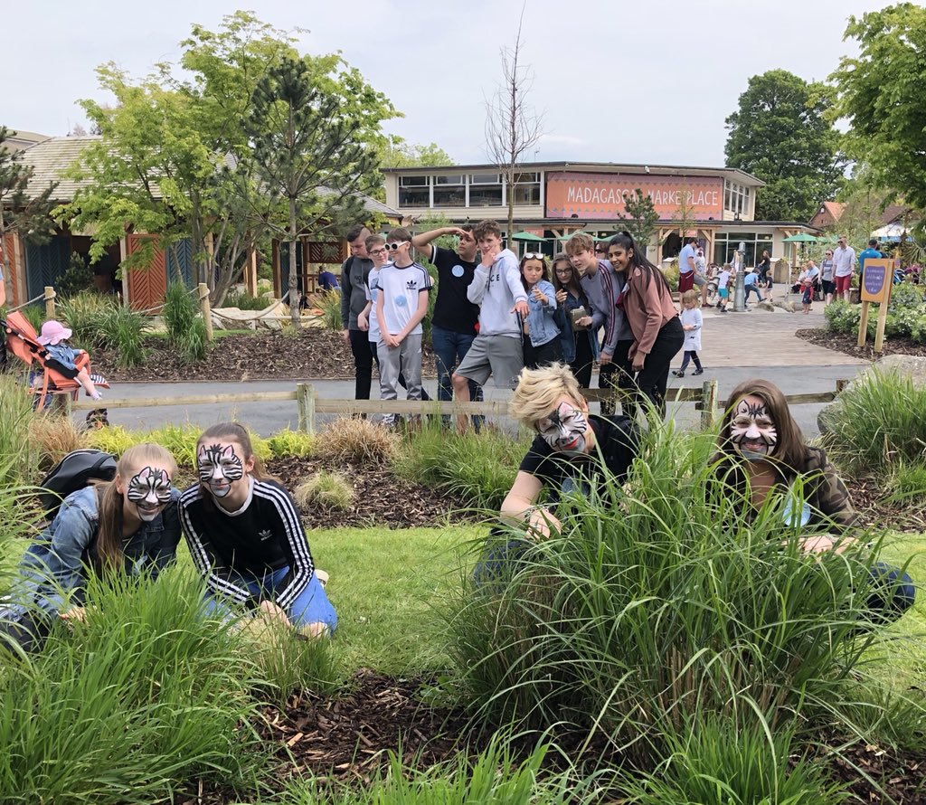 LHSArtandDesign's tweet photo. @chesterzoo feeding time for the Zebras, giraffes atmospheric boat ride and anteaters #zebra #facepainting #peerpressure #makeupartist #LHSRes18 @LarbertHigh @MrsHowieLHS @MrBalfourLHS https://t.co/FSMPNczG4Z