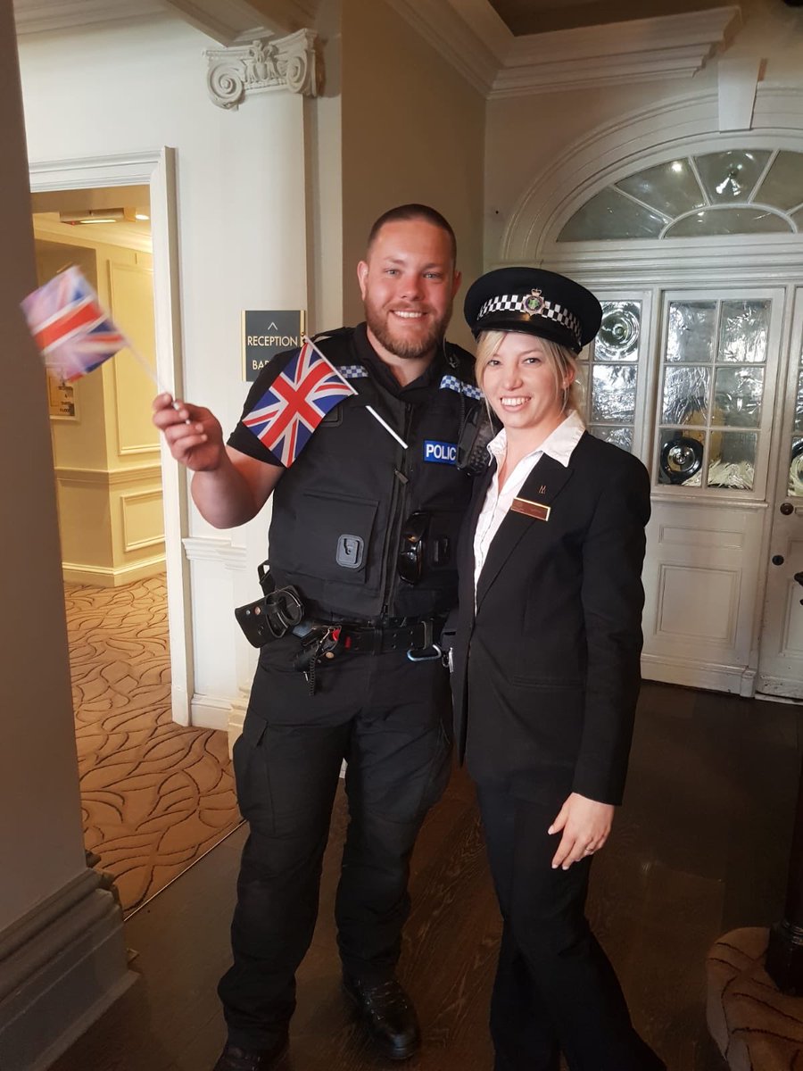The Team are getting into the celebratory spirit ahead of tomorrow! #RoyalWedding
