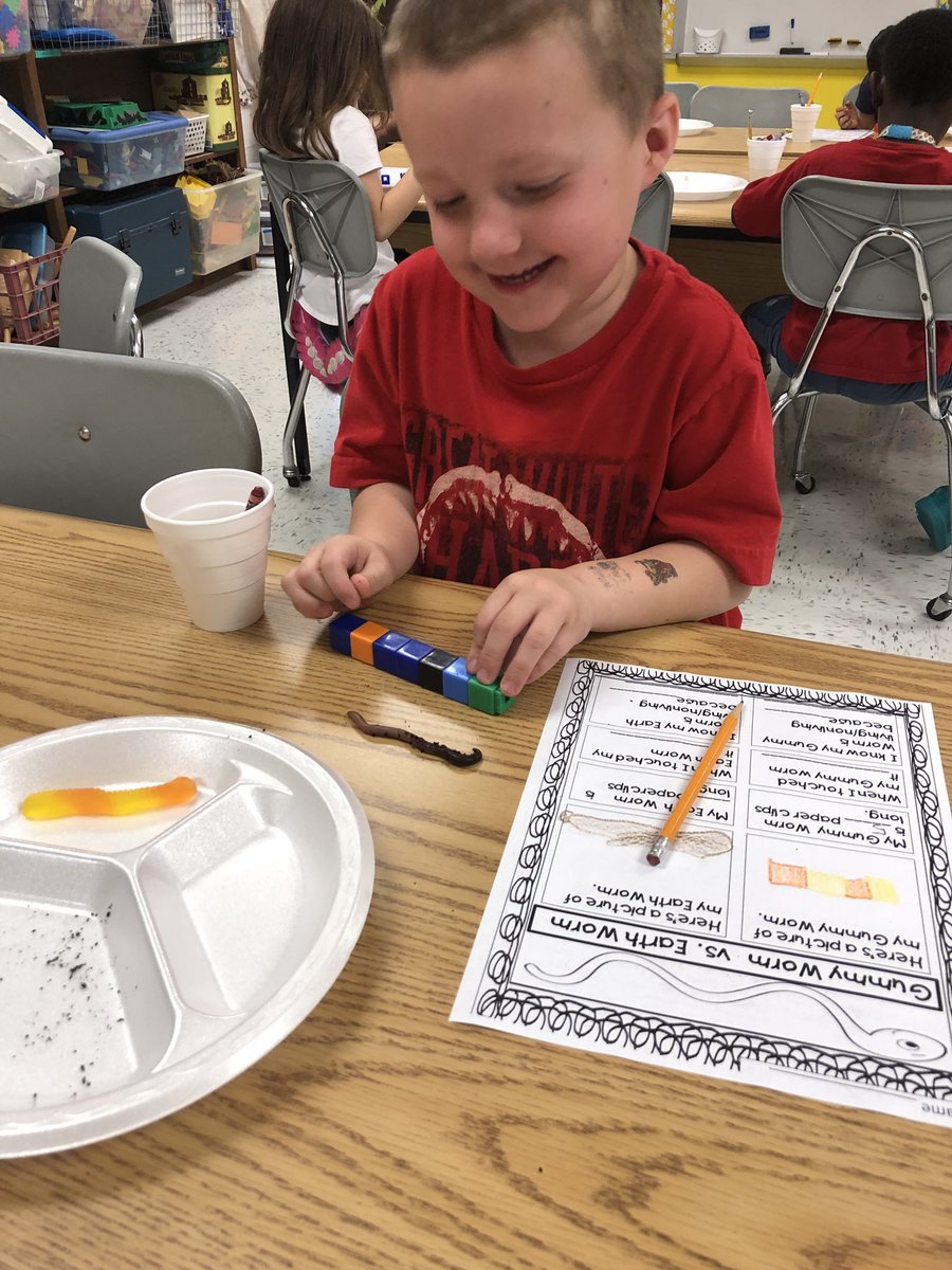 tlonderee's tweet photo. These Kinder kids studied the similarities and differences between gummy worms and earthworms in the #bethelmakerspace for their Living/Nonliving Unit. #bethelbengals #bethelstem #BESlearns https://t.co/UUlljOI8EP