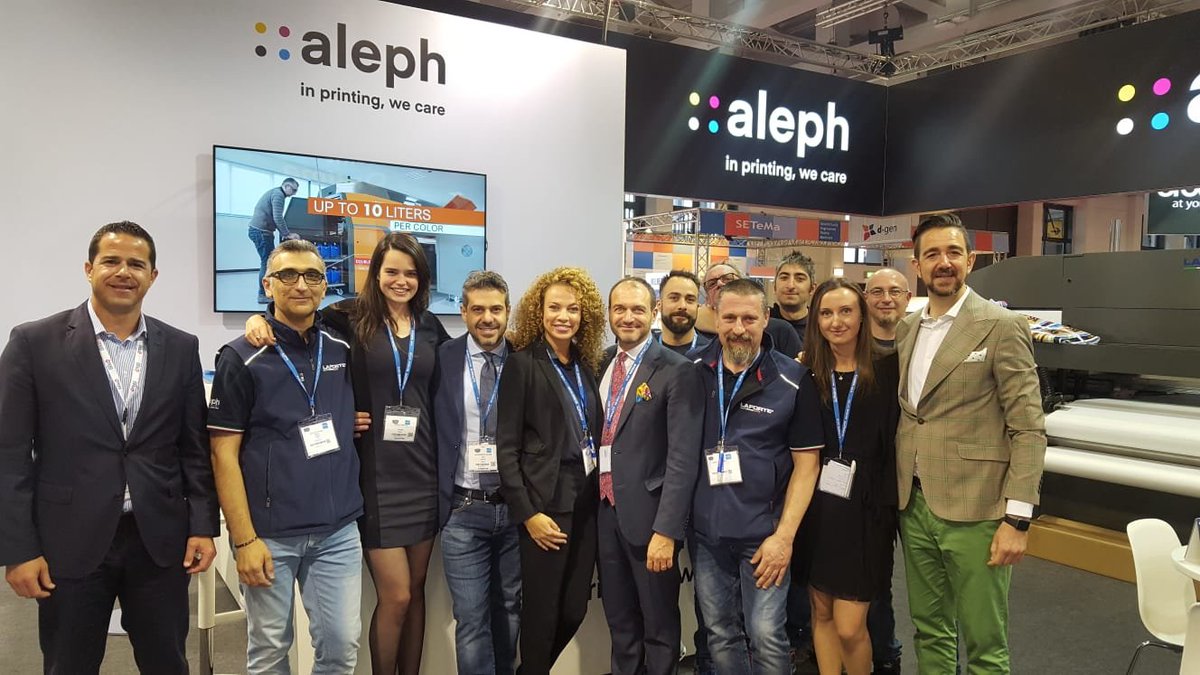 aleph_team's tweet photo. Thank you for joining us at FESPA 2018!

#FESPA #aleph #printing #wecare #nextyear! https://t.co/Vc3HDfeVar