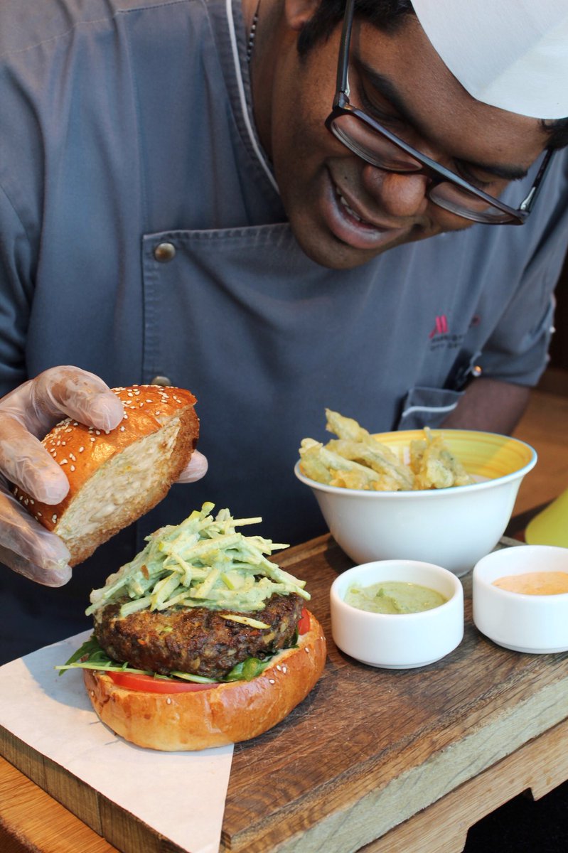 MMarquisDoha's tweet photo. The grill is firing up at Quick Bites! And this week, Chef Danette’s pride, The Lamb Burger with Apple Mint and Aachaar Mayo is up to be served.
#ChefSpecialBurgerWeek https://t.co/BvVIi3ws1B