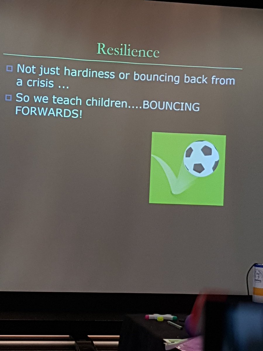 LouSheffield's tweet photo. I really like this idea 're resilience. After #braininjury it's better to bounce forward into a new way of being, than trying to bounce back into how things were. It's not about a clean slate. More about making life ok in a different way. @draudreydaisley #headwaySC https://t.co/j4ToFmVKjw