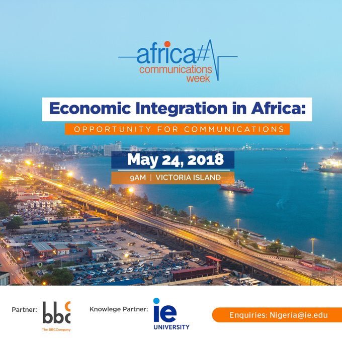 AfricaCommsWeek's tweet photo. We know what you're doing next week...

#AfricaCommsWeek https://t.co/MkZ8SabhbP