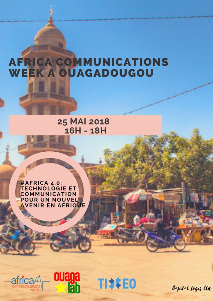 AfricaCommsWeek's tweet photo. We know what you're doing next week...

#AfricaCommsWeek https://t.co/MkZ8SabhbP