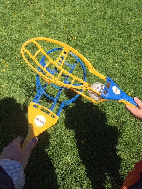 SBMentoringVT's tweet image. "Today during our @SBMentoringVT time, we finally made it outside! Enjoyed 45 minutes of trac ball (think lacrosse minus the stick &amp;amp; actual hard ball). It was great to enjoy some sunshine and blue sky." ~ #Mentor. #WellBeing #VermontSpring #FindingSparks