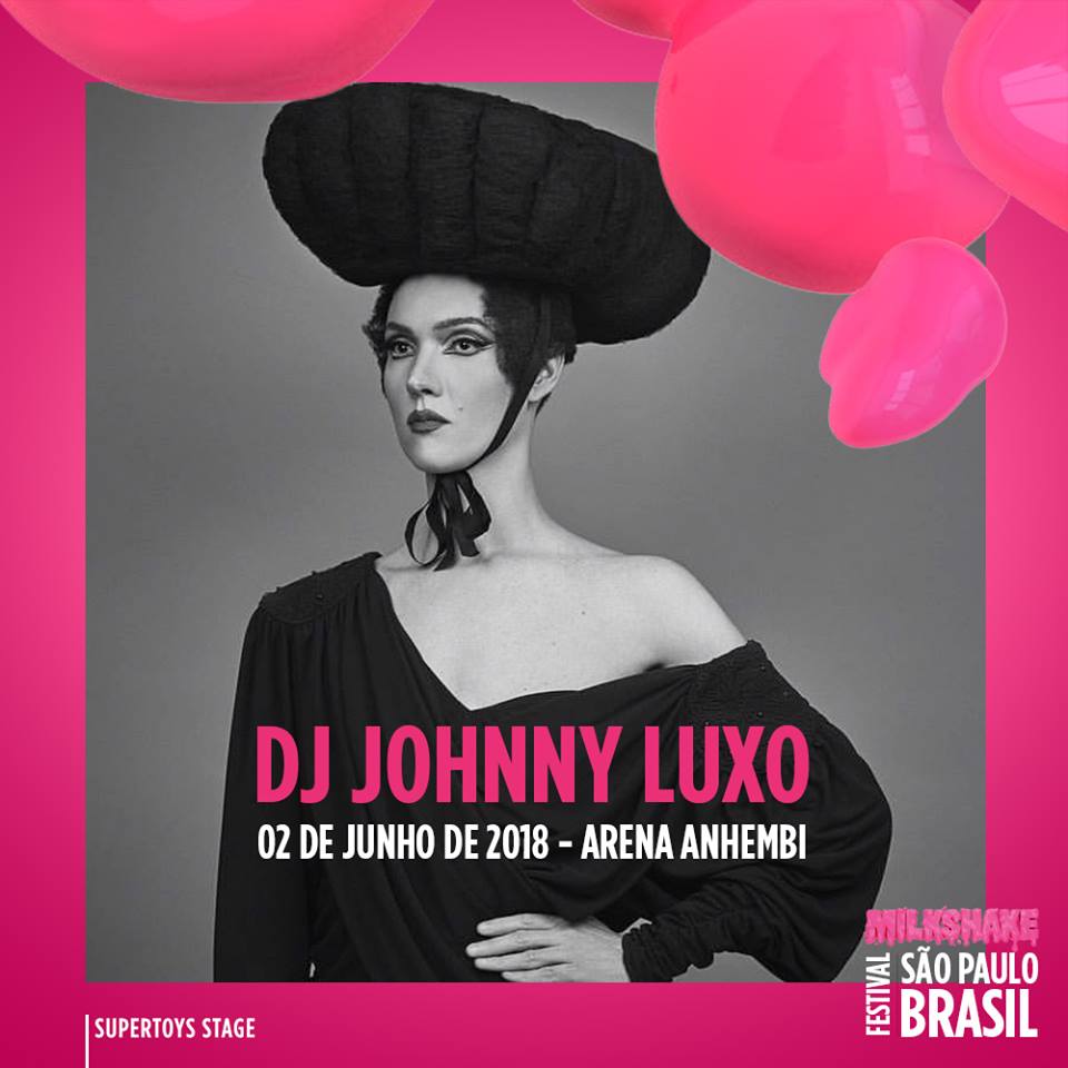 Johnny Luxo é modelo, host e um dos DJs mais presentes na noite paulistana. ✨ No Milkshake o DJ se apresenta no SUPERTOYS STAGE, e promete colocar a pista pra ferver como o seu set babadeiro. 🔥 
Ouça: bit.ly/johnnyluxo
Ingressos: goo.gl/LBNmTJ