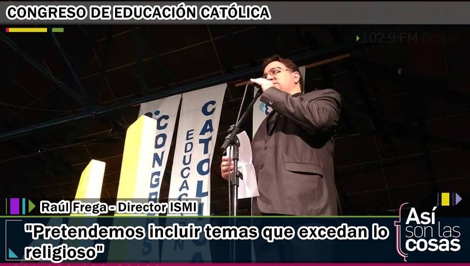AsisonRadioOK's tweet photo. Congreso de educación católica
"Pretendemos incluir temas que excedan lo religioso" - Raúl Frega, director @ISMIRIOCUARTO. https://t.co/WM23m2dWqa