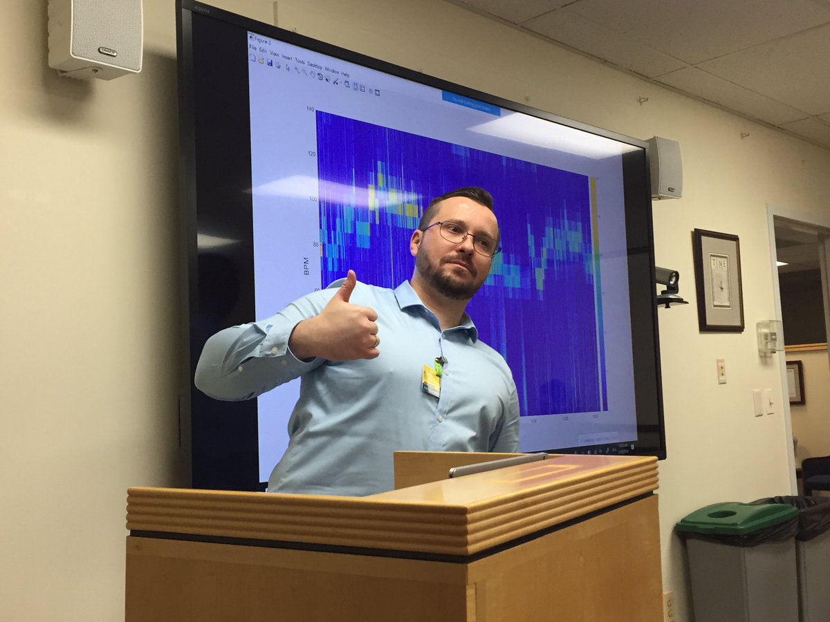 jenschrack's tweet photo. Great presentation on decoding ECG and activity from Ziopatch by Jacek Urbanek #MICE #wearables @JHUWelchCenter @jurbane2 https://t.co/j3ETDvd6in
