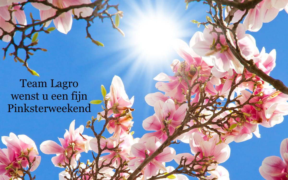 MakelaarLagro's tweet photo. Team #Lagro wenst u alvast een prettig #Pinksterweekend toe. Wij zijn dinsdag 22 mei weer geopend. #Pinksteren #weekend #Groningen #makelaardij #verzekeringen #hypotheken https://t.co/ZxQU7O5MfG