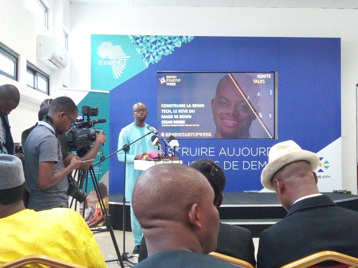 Ignite Talk: Construire la #BENINTECH présenté par le Directeur Général de <a href="/betelecoms/">be.telecoms (BTS SA)</a> 

<a href="/Aigleroyal229/">Barkatou A SABI BOUN</a> <a href="/AurelieASZ/">Aurelie I. ADAM SOULE ZOUMAROU</a> <a href="/YaliTeam229/">Benin Yali Alumni Association</a> 
#BeninStartUpWeek 
<a href="/SemeCity/">Sèmè City</a>