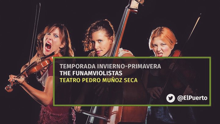 En sólo en una semana ... volvemos al SUR 💓 a <a href="/ElPuerto/">Ayuntamiento de El Puerto de Santa María</a> ! Entradas todavía disponibles ! No te lo pierdas🎙🎭🎻🎉