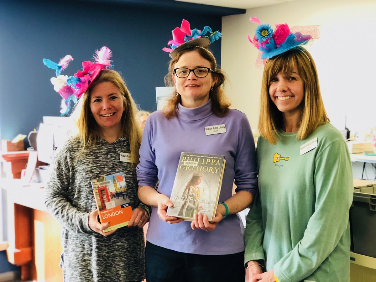 woburnlibrary's tweet photo. Facinated with #facinators? Us too! Did you know you can do geneology research with your Woburn library card https://t.co/GR3TbCslV5 ? You might be able to snag a last minute invite to the #RoyalWedding #morethannerds https://t.co/GLTAsDUTRZ