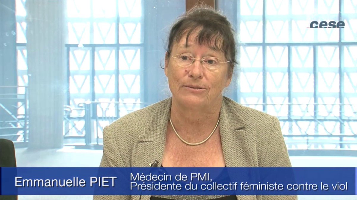Violsfemmesinfo's tweet photo. https://t.co/agRnoPgfvB Emmanuelle Piet, #médecin de Protection Maternelle et Infantile &amp; présidente du Collectif Féministe Contre le #Viol @Violsfemmesinfo: "Loi Schiappa: avec l'#Article2, « ce qui caractérise un viol [le viol est un #crime] passe en #délit. »" #MeToo #PLVSS https://t.co/WL6Ra6qVXd