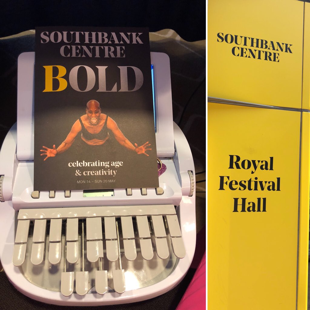 itypefast's tweet image. Great day at the Southbank Centre typing live subtitles for their (B)old Festival.  A celebration of art, creativity and older people.  #stagetext #deafawarenessweek2018 #access #stenographer