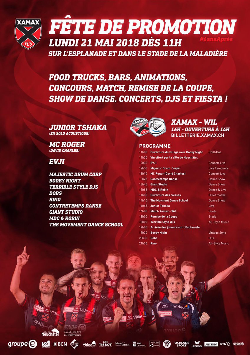 robindylon's tweet image. Je serai en concert ce lundi 21 mai au stade de la Maladière à Neuchâtel ✨😝
#Neuchatel #xamax #maladiere
