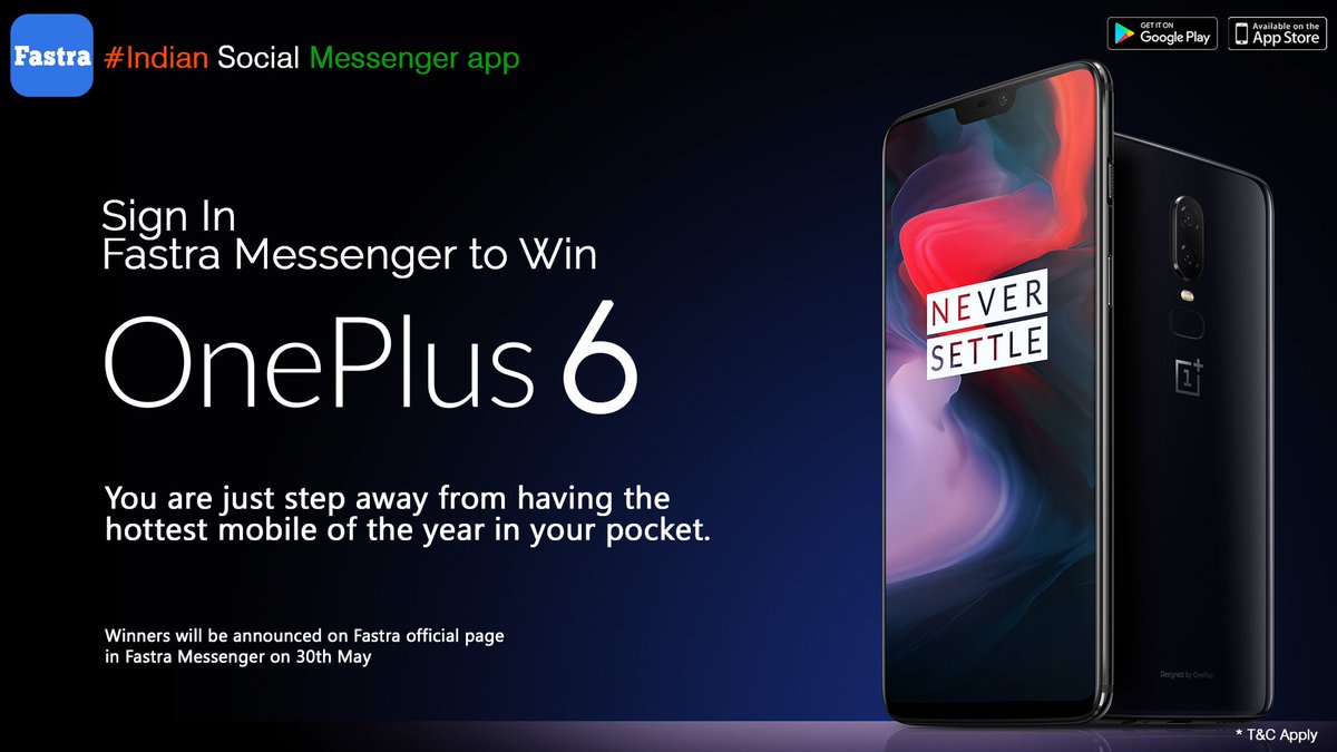 FASTRALLC's tweet photo. Yes you heard it right.    "NEVER SETTLE FOR ONE."

Click on the link and sign up on Fastra. VOILA! thats it you are one step away to the big win.
https://t.co/oXfHkGGXF7
#OnePlus6 #OnePlus6Launch @oneplus @OnePlus_IN #Phones #Android #OnePlus @OnePlus_Support https://t.co/BrPApnneDu