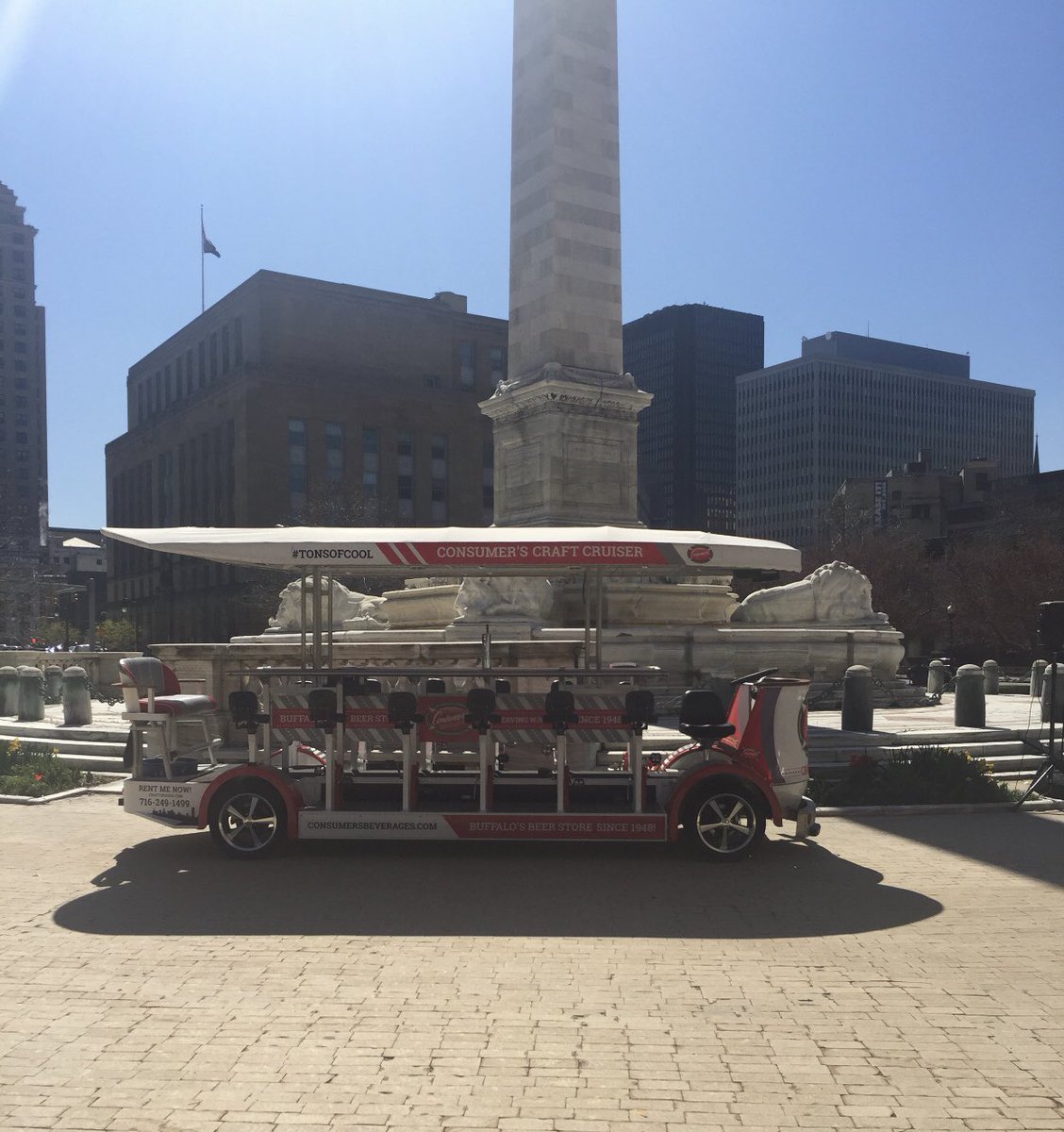 Happy National #BikeToWorkDay ! Maybe we can take you to Happy Hour! #BuffalosBeerBike
