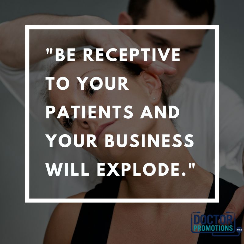 DocPromos's tweet image. "Be receptive to your patients and your business will explode."
-
#growsocially #chiropractor #chiropracticadjustment #marketingtips #Business #StartUpBusiness #SocialMedia #motivation  #entrepreneurship