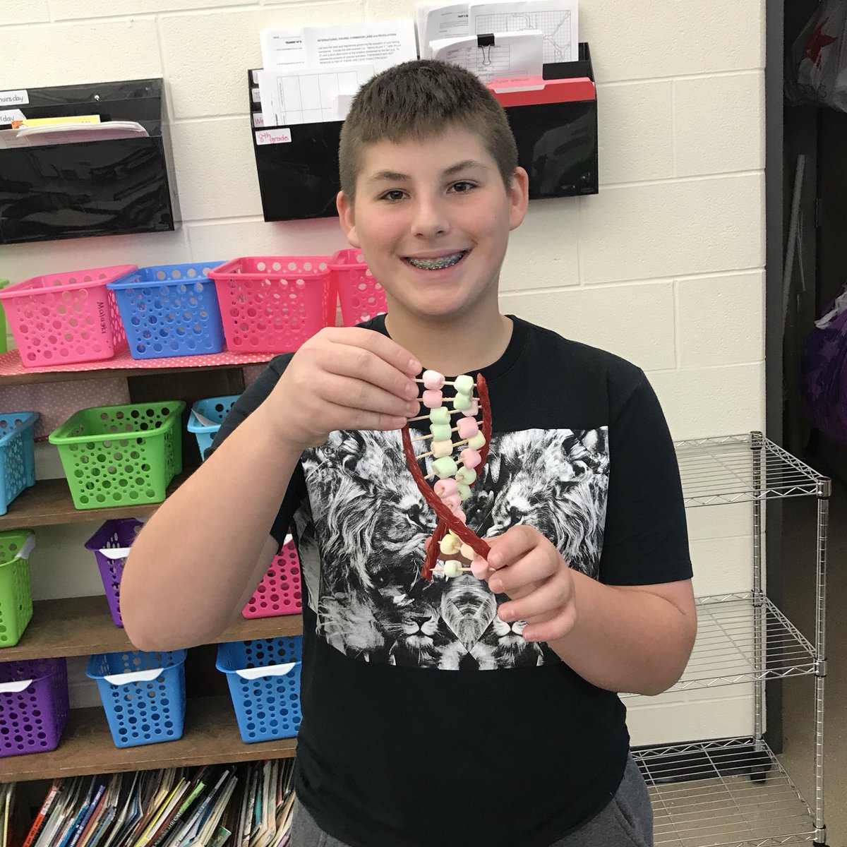 LMSWolfpack's tweet photo. Have your DNA and eat it, too!  #scienceiscool #lmsscience https://t.co/9w9oKKcwnm