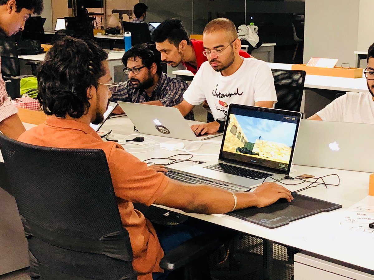 treebocareers's tweet photo. Fun is as important as work! Geeks gaming @TreeboHotels
#gamenight #Treeblife #Counterstrike #Poker https://t.co/xM8ElqNqKo