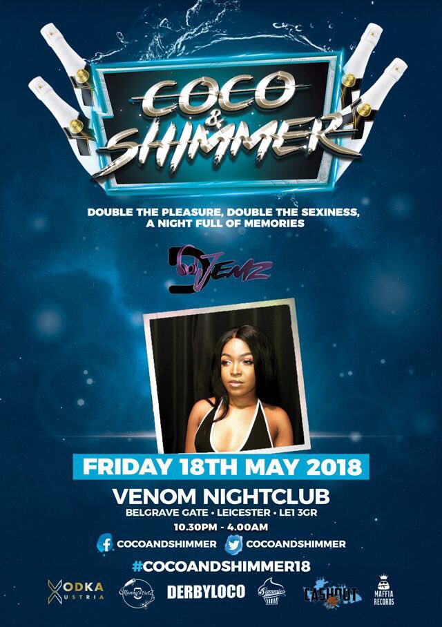 djrilla_'s tweet photo. TONIGHT WE ARE SUPER LIT COME TURN WITH THE TEAM 🔥🔥💯💯

LINE UP JUST LOOKS WAY TOO NICE 
#MUSTBENICE
#COCOANDSHIMMER18
#COCOANDSHIMMER
@cocoandshimmer 
@DjScarta 
@Active_Abs 
@EmeEsther_ 
@JudgeJo_UK 
@JARED_VKS 
@TrillyJUK 
@IGet_Reckless 
@TrillyJUK https://t.co/pALDsBIWD6