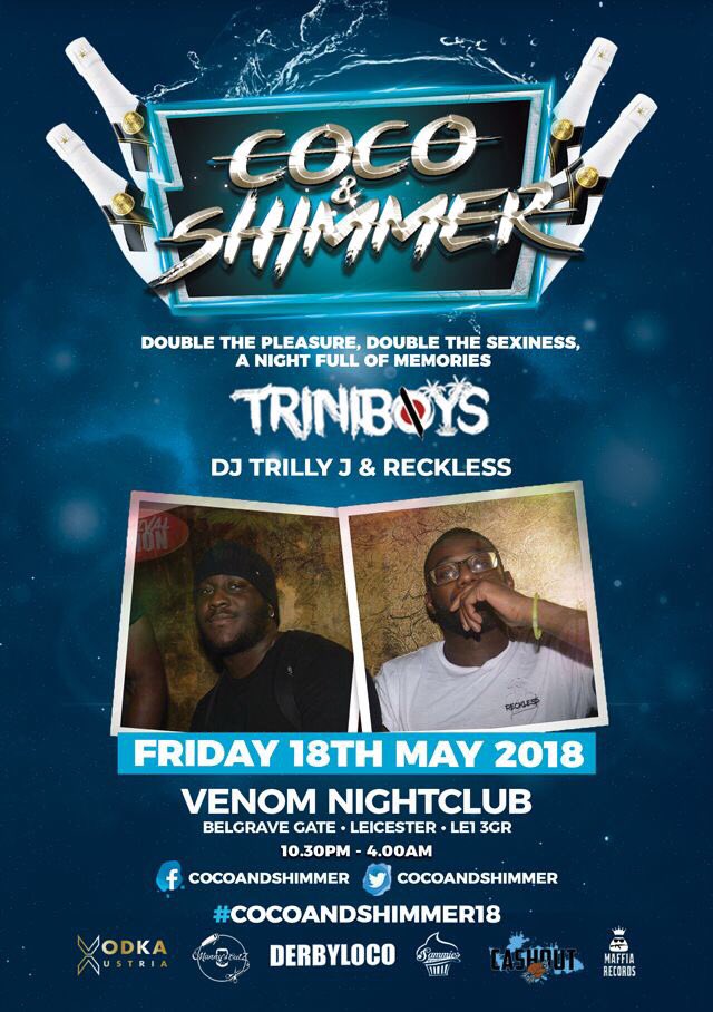 djrilla_'s tweet photo. TONIGHT WE ARE SUPER LIT COME TURN WITH THE TEAM 🔥🔥💯💯

LINE UP JUST LOOKS WAY TOO NICE 
#MUSTBENICE
#COCOANDSHIMMER18
#COCOANDSHIMMER
@cocoandshimmer 
@DjScarta 
@Active_Abs 
@EmeEsther_ 
@JudgeJo_UK 
@JARED_VKS 
@TrillyJUK 
@IGet_Reckless 
@TrillyJUK https://t.co/pALDsBIWD6