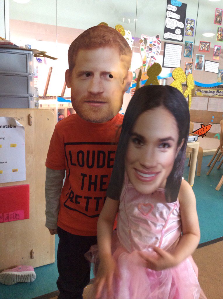 MagicWhetstone's tweet image. Prince Harry and Meghan Markle come to visit everyone at Magic for our Royal tea party