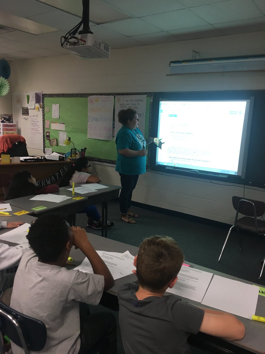 Anchor charts in action for final SOL prep! @FDESPandas