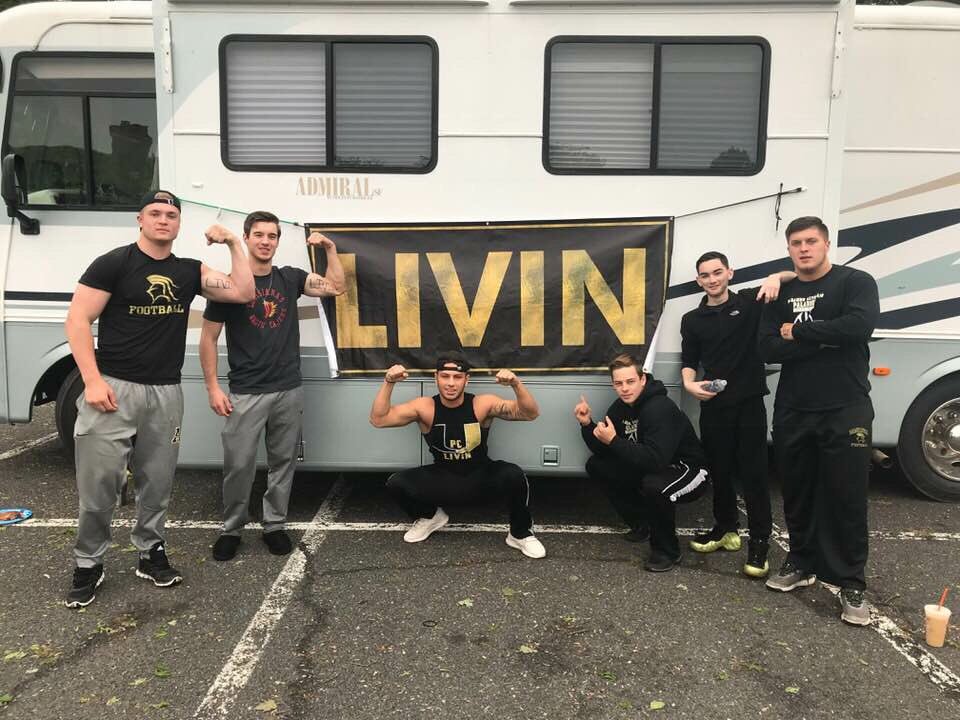 hhktime's tweet photo. Last day of high school. Seems like a perfect time for a morning tailgate. LIVIN https://t.co/O3W0u9nalL