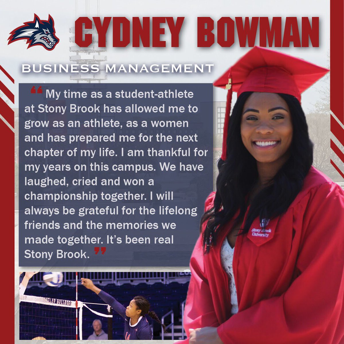 StonyBrookVB's tweet photo. Congrats to our four graduates. Thank you for everything you have given to this institution and our program. We are so proud of you. #SeawolvesUnited https://t.co/acJDxSoBcS