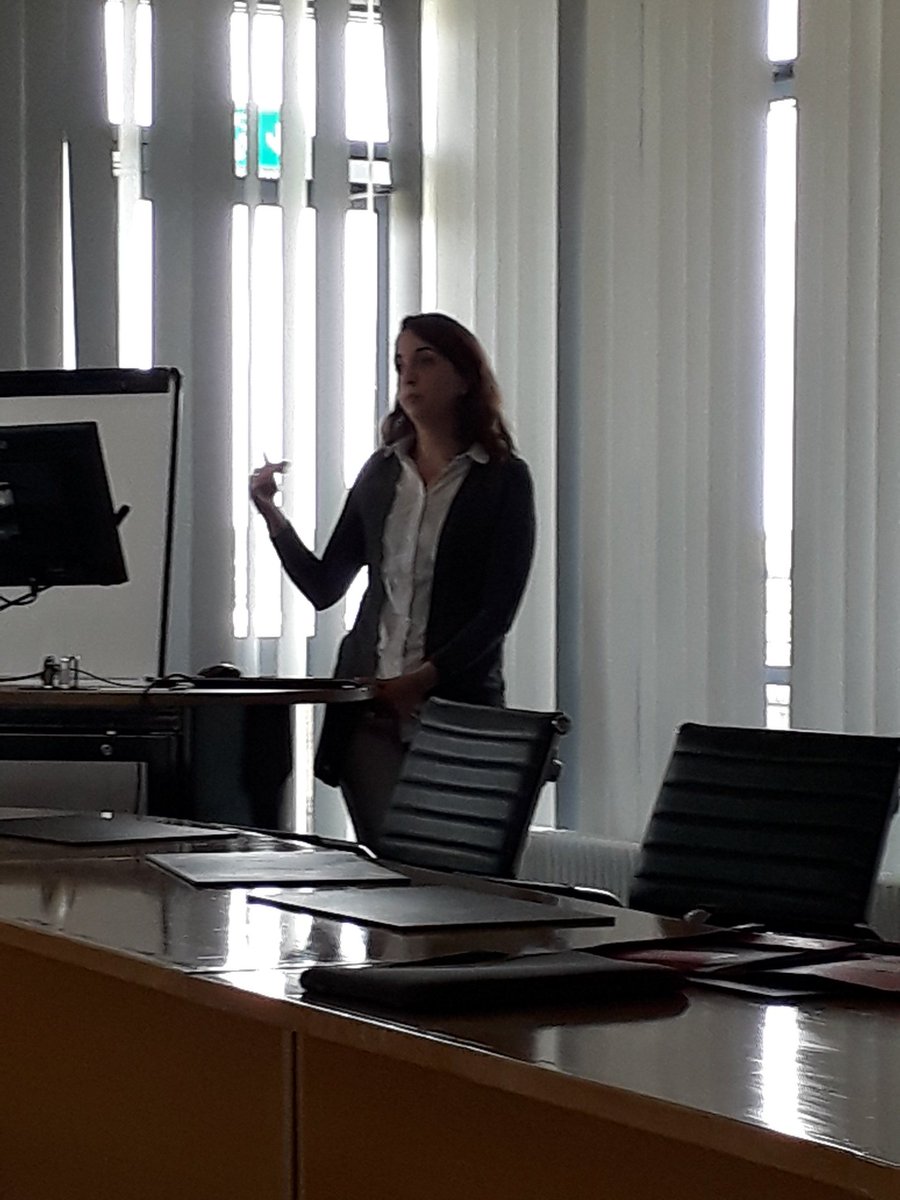 ITN_RAMP's tweet photo. It's now @cricecchetti3 's turn to present her #RAMPproject #PhD subject and how she expressed #membraneprotein  @imperialcollege https://t.co/782uKy0YH7