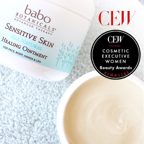 babobotanicals's tweet photo. Thanks again to all the @CEWinsider members for choosing @babobotanicals New Sensitive Skin Therapy For Adults as a #CEWAward “Best Natural Skincare” finalist! Winners announced today. Fingers crossed. #babolove #babobotanicals #notjustforbabies #thedetoxmarket #pharmaca https://t.co/z580LoU0lb