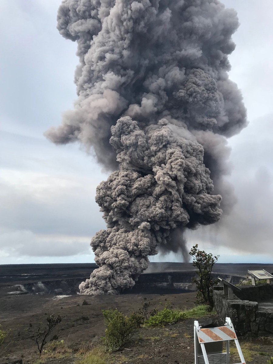 US: Hawaii's erupting Kilauea volcano causes closure of 38 MW Ormat #Geothermal Plant - supplies about 14% of the island’s power. Story via @business. buff.ly/2rRnQ5T. Photos via @USGS.