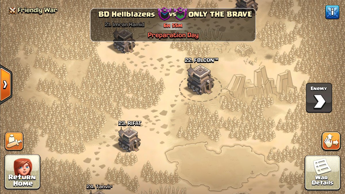 Playoff match of <a href="/champwarleague/">Champions War League</a> hi-lite leauge
GL <a href="/OTBcoc/">ONLY THE BRAVE</a>