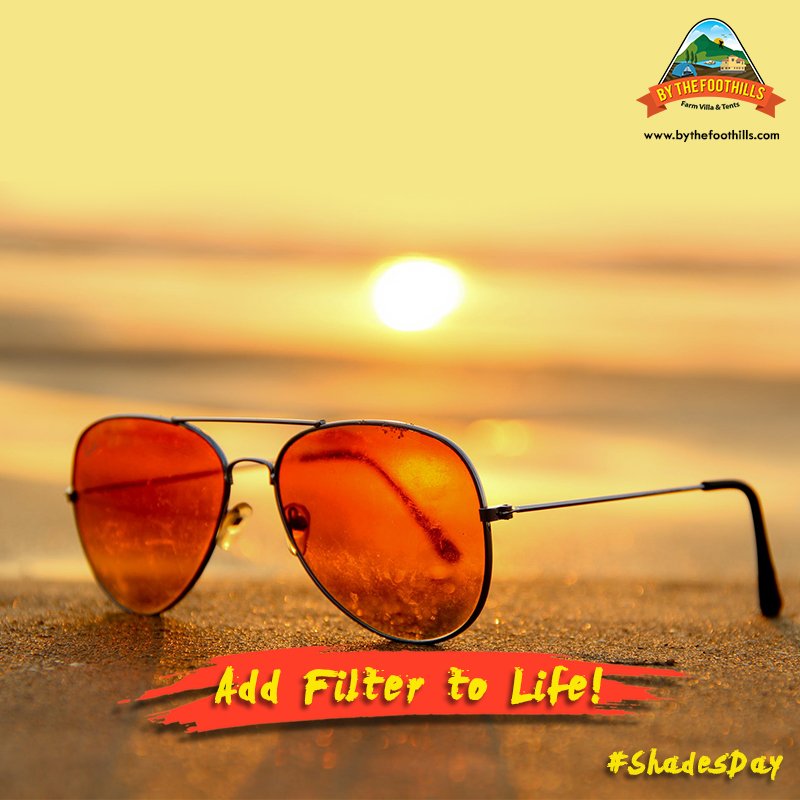 ByTheFoothills's tweet photo. Let the shades of fun keep adding more filters to your adventurous life!

Plan your summers at #ByTheFoothills - https://t.co/mK1Pz43zK3

#Summer #ShadesDay #Experience #Trekking #Adventure #Travel #Explore #Nature #FarmVilla #BTF https://t.co/c4K9p3WZTC