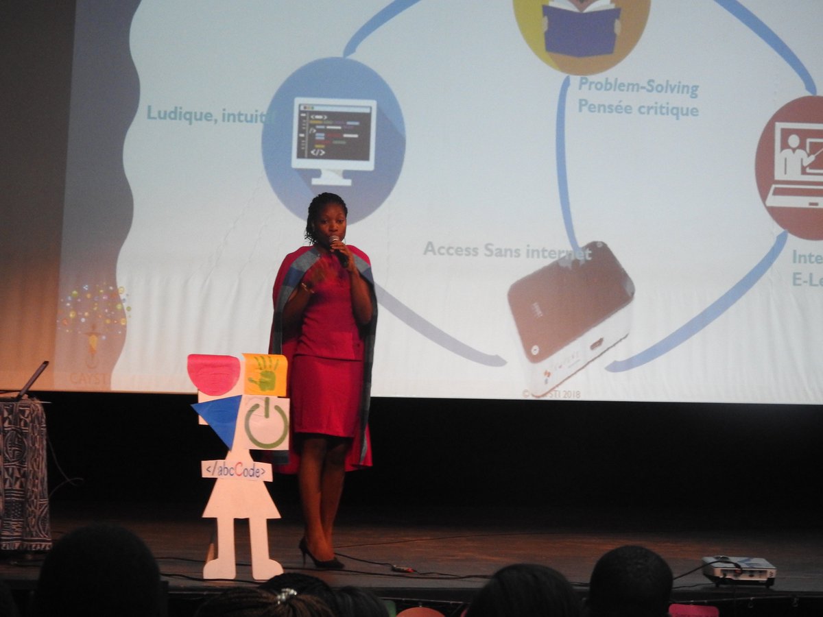IFCameroun's tweet photo. YAOUNDE
LIVE
Arielle Kitio présente le projet abcCode
300 jeunes déjà formés en Afrique
#CodageInformatique #Entrepreunariat #Jeunesse237 https://t.co/5uK9kRcEF7