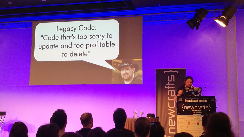 thebignet's tweet image. Such a better definition to legacy code from @dylanbeattie #newcrafts