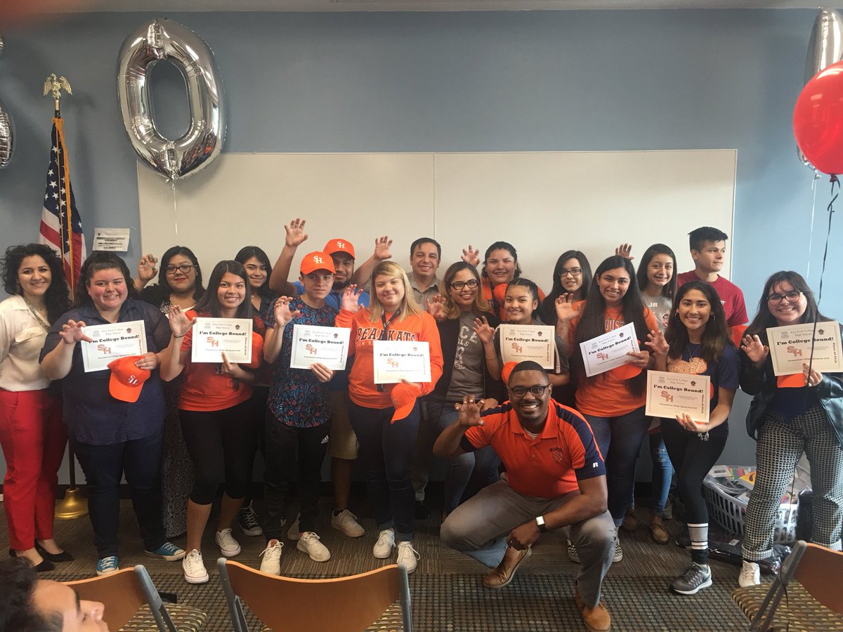 trinamwright's tweet photo. Signing Day at East Early College! So proud of the falcons! ❤️🎓🖤 https://t.co/EAO4MFCR8z