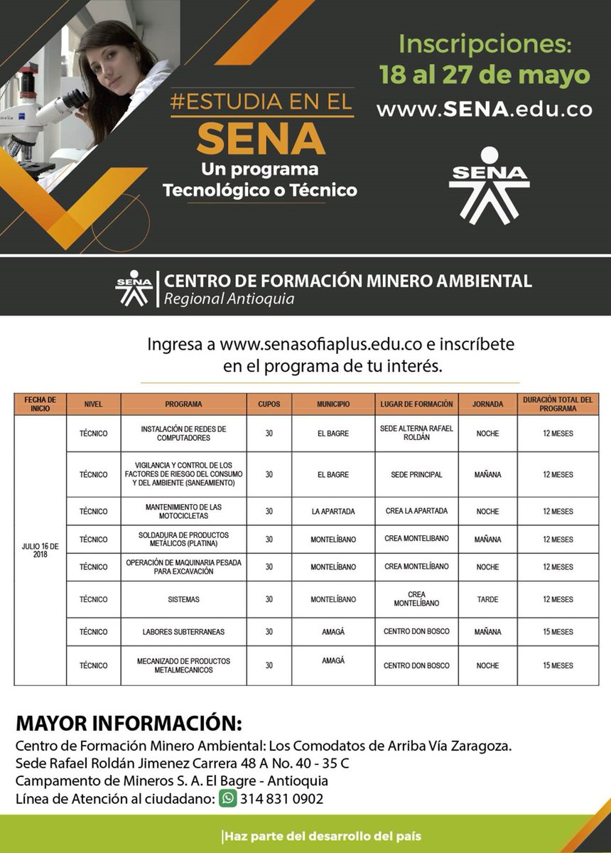 MINERIA5CFMA's tweet photo. @SenaCfma https://t.co/WBCqWkEcf6