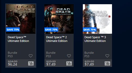 Wario64 Dead Space 1 3 Ps3 Ultimate Editions On Sale On Us Psn T Co Ybxmoa2cnu