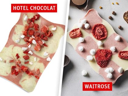 TheGrocer's tweet image. Hotel Chocolat offers free bars to customers disappointed by 'sugar-laden Waitrose imitations' (£) #slabgate bit.ly/2rQvZaO
