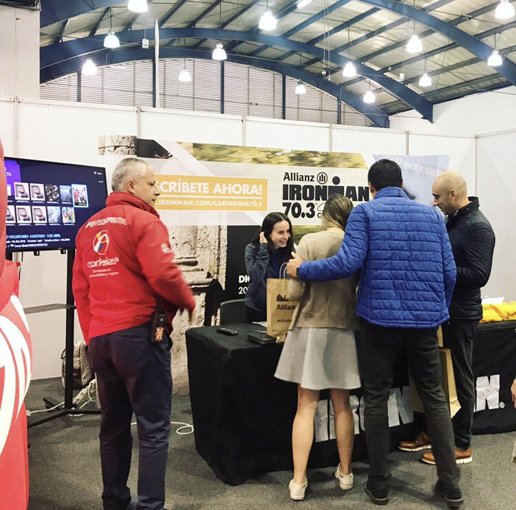 HOY Y MAÑANA!!! Ven a inscribirte en nuestro stand del Allianz 15K en corferias y recibe obsequios oficiales del evento! 💙💪🏼#ironman703cartagena #triathlete #swimbikerun #visitcartagena #visitcolombia <a href="/AllianzCol/">Allianz Colombia</a>