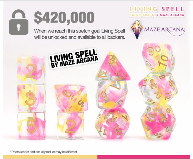 Kraken Dice on Twitter "Kraken dice is proud to unveil "Living Spell